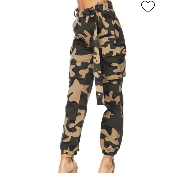 Camo Army Joggers - Picture 2 of 4